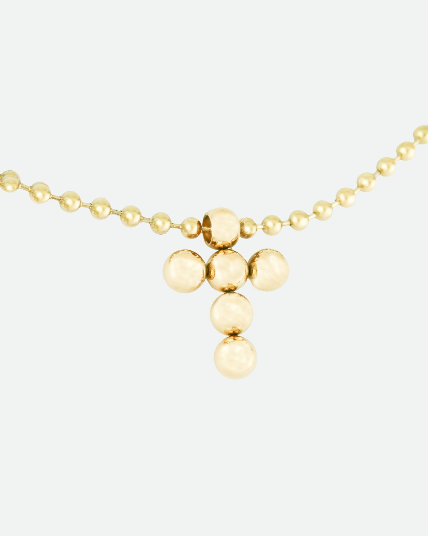 GOLD CROSS NECKLACE