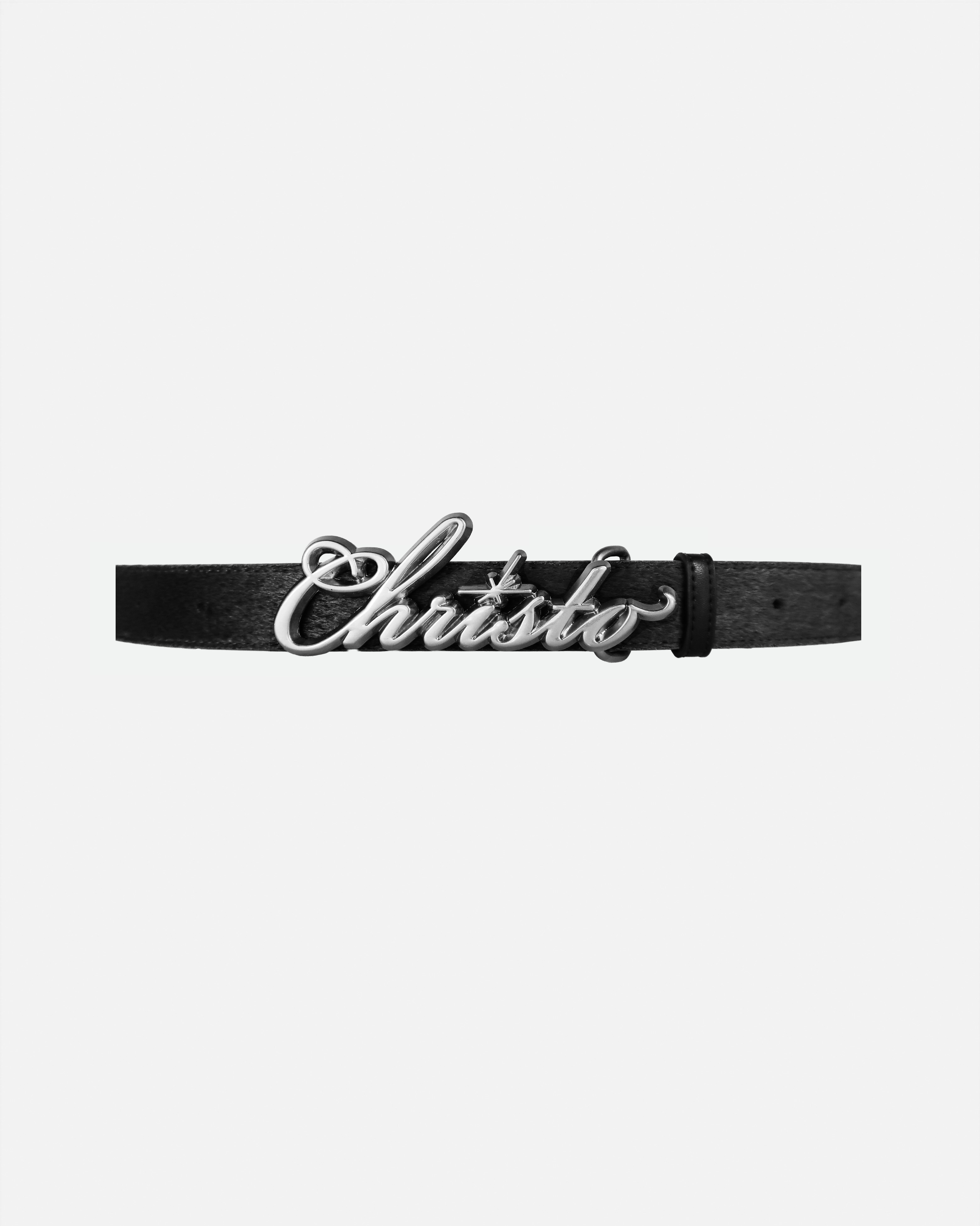 Black Fur Christo Belt – FAITH BY LUIS