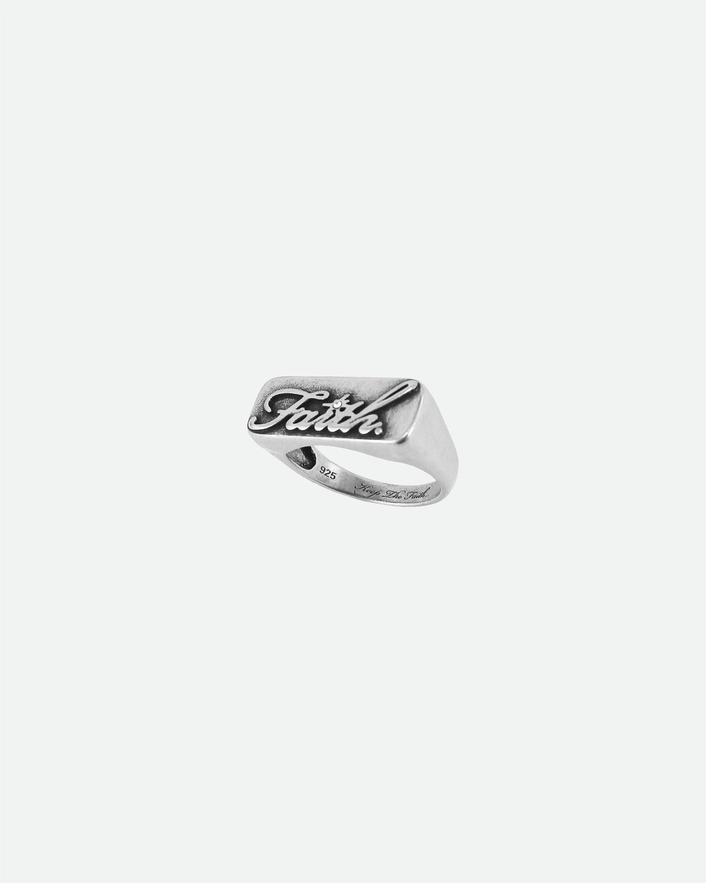 Silver Faith Ring