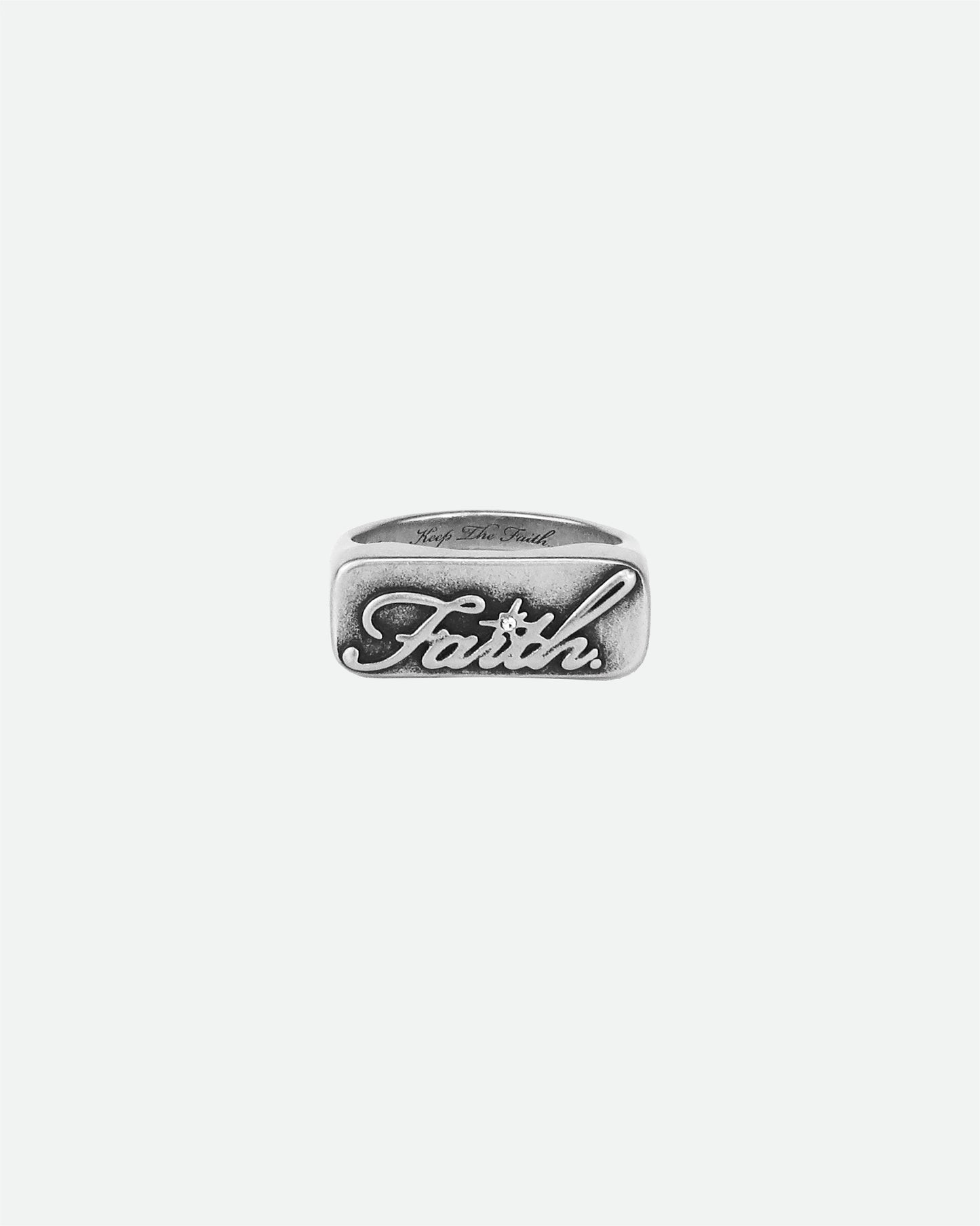Silver Faith Ring
