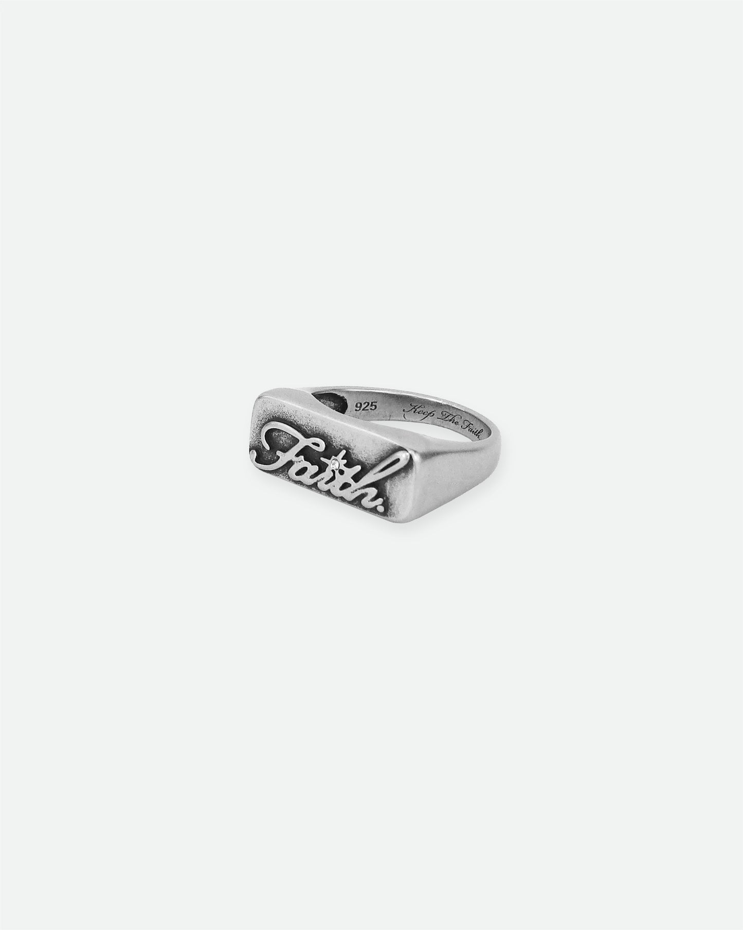 Silver Faith Ring