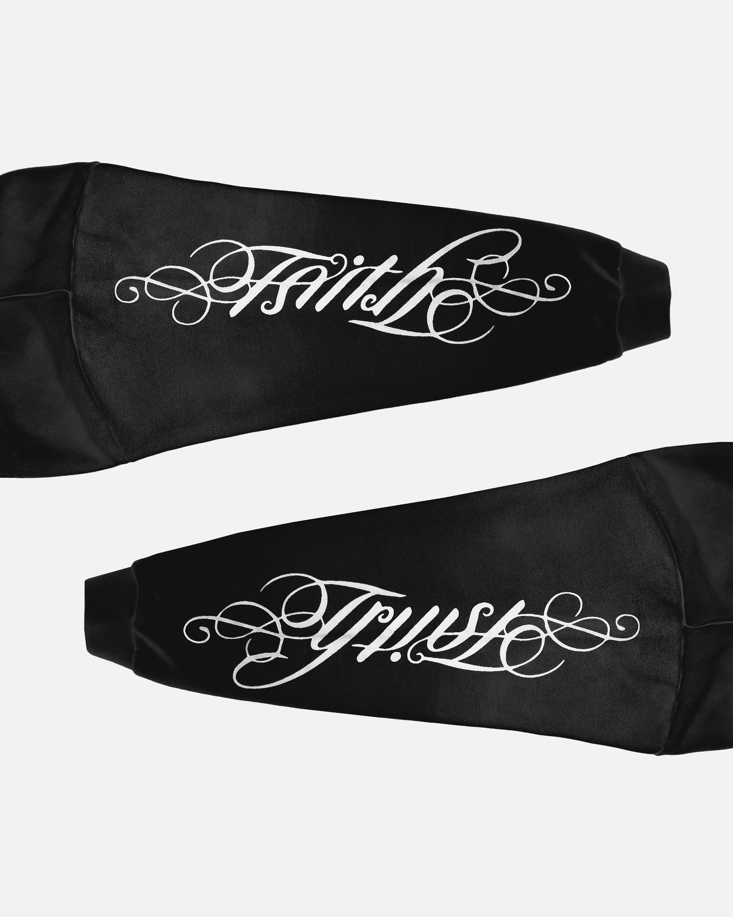 'In Gods Hands' Black Zip Up