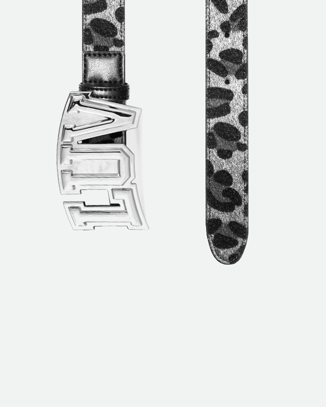 Grey Leopard LUV Belt
