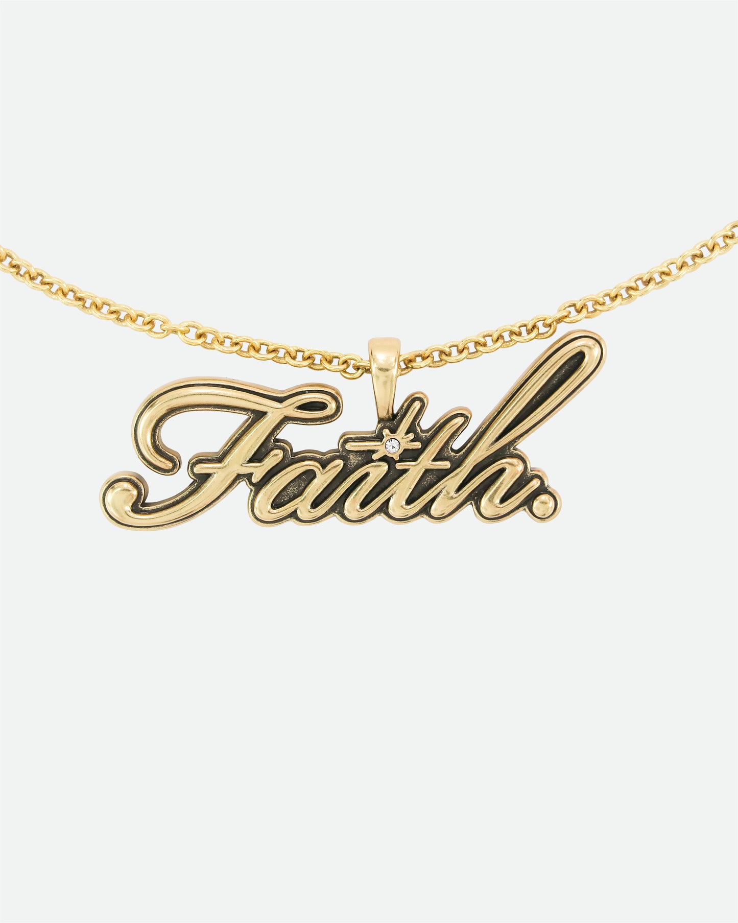 Gold Faith Necklace