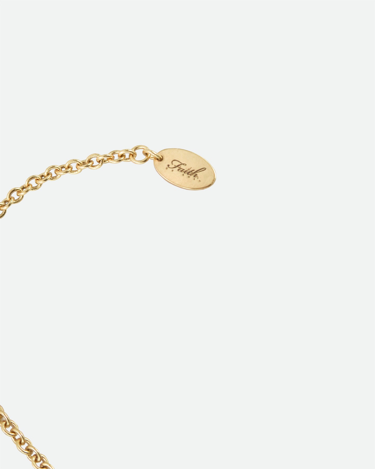 Gold Faith Necklace