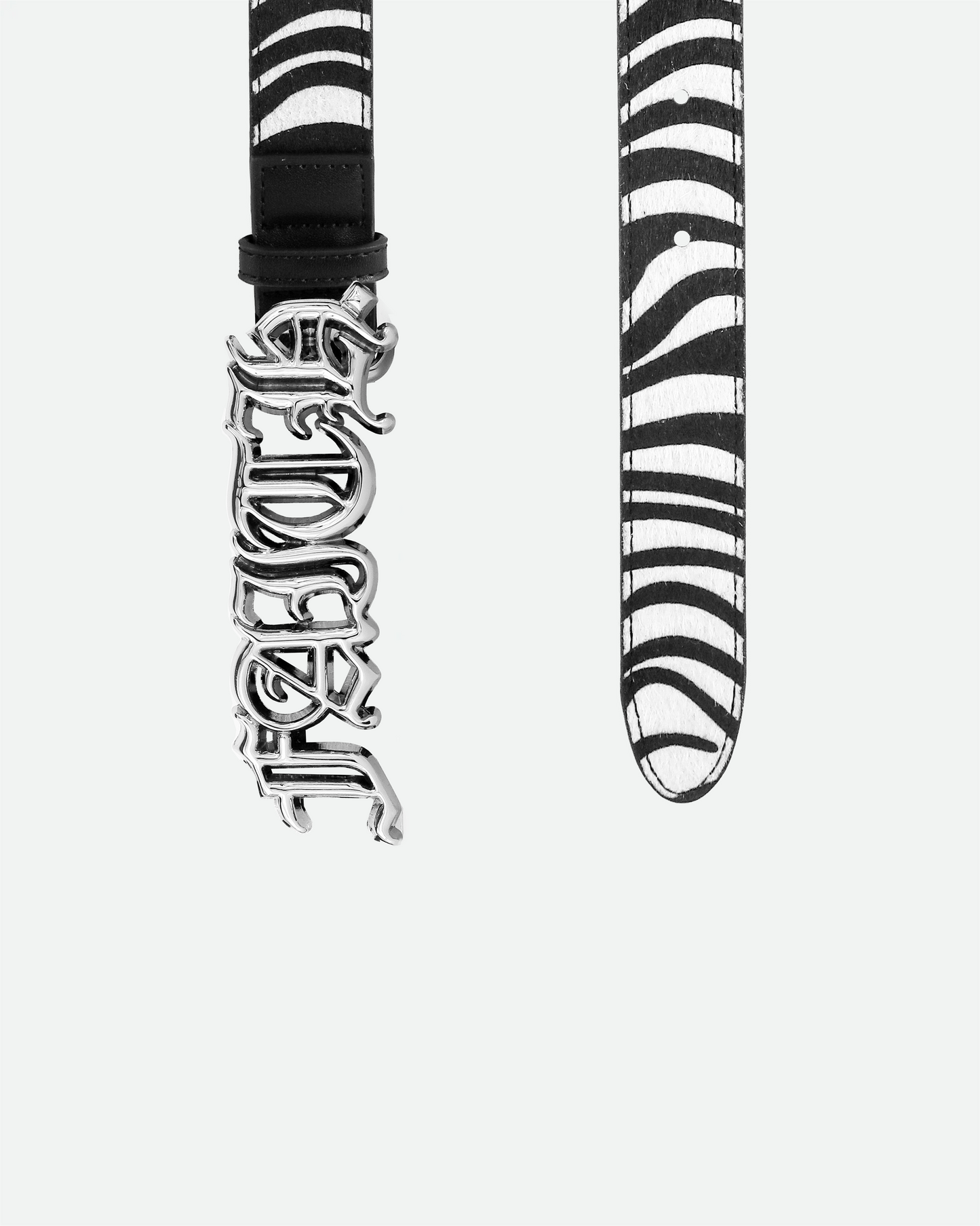 Zebra Old English Faith Belt