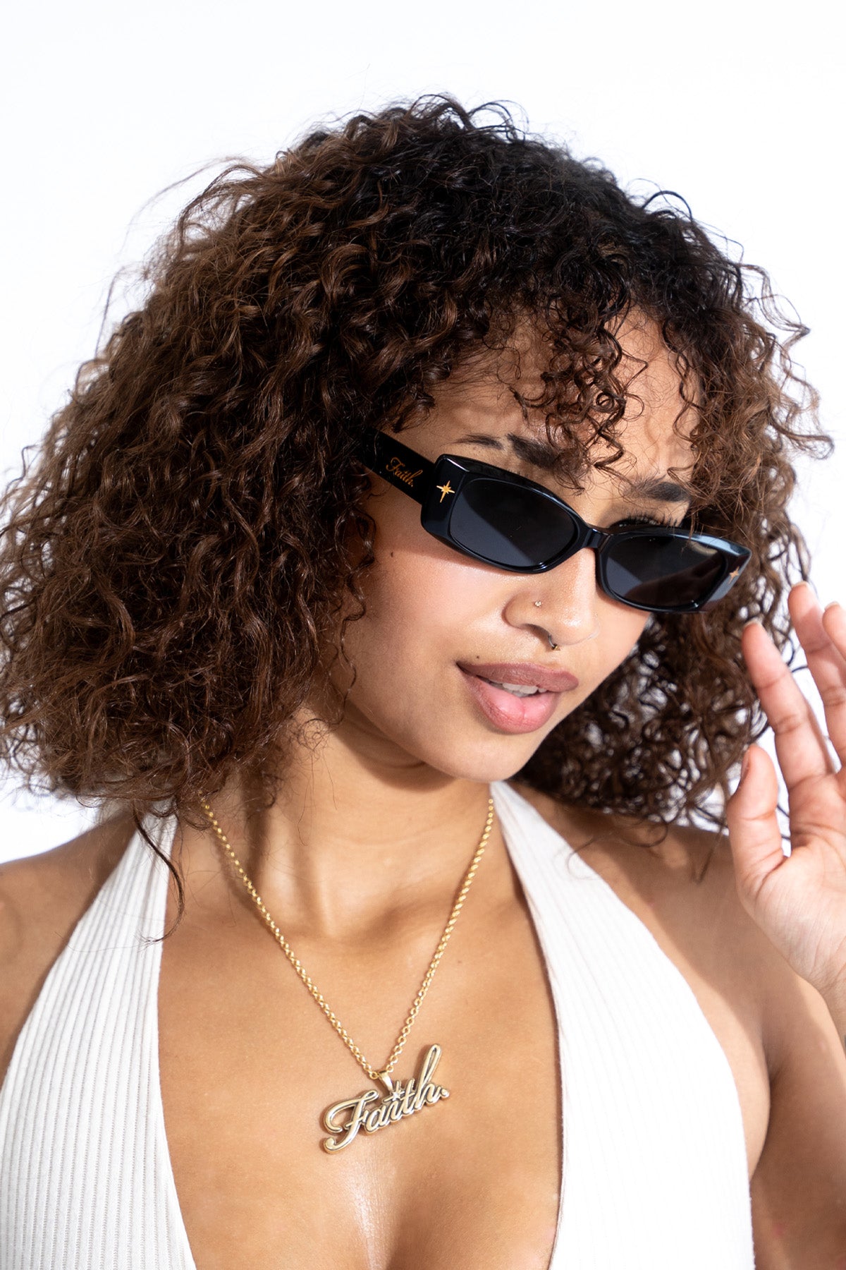 CONVICTION SUNGLASSES GOLD