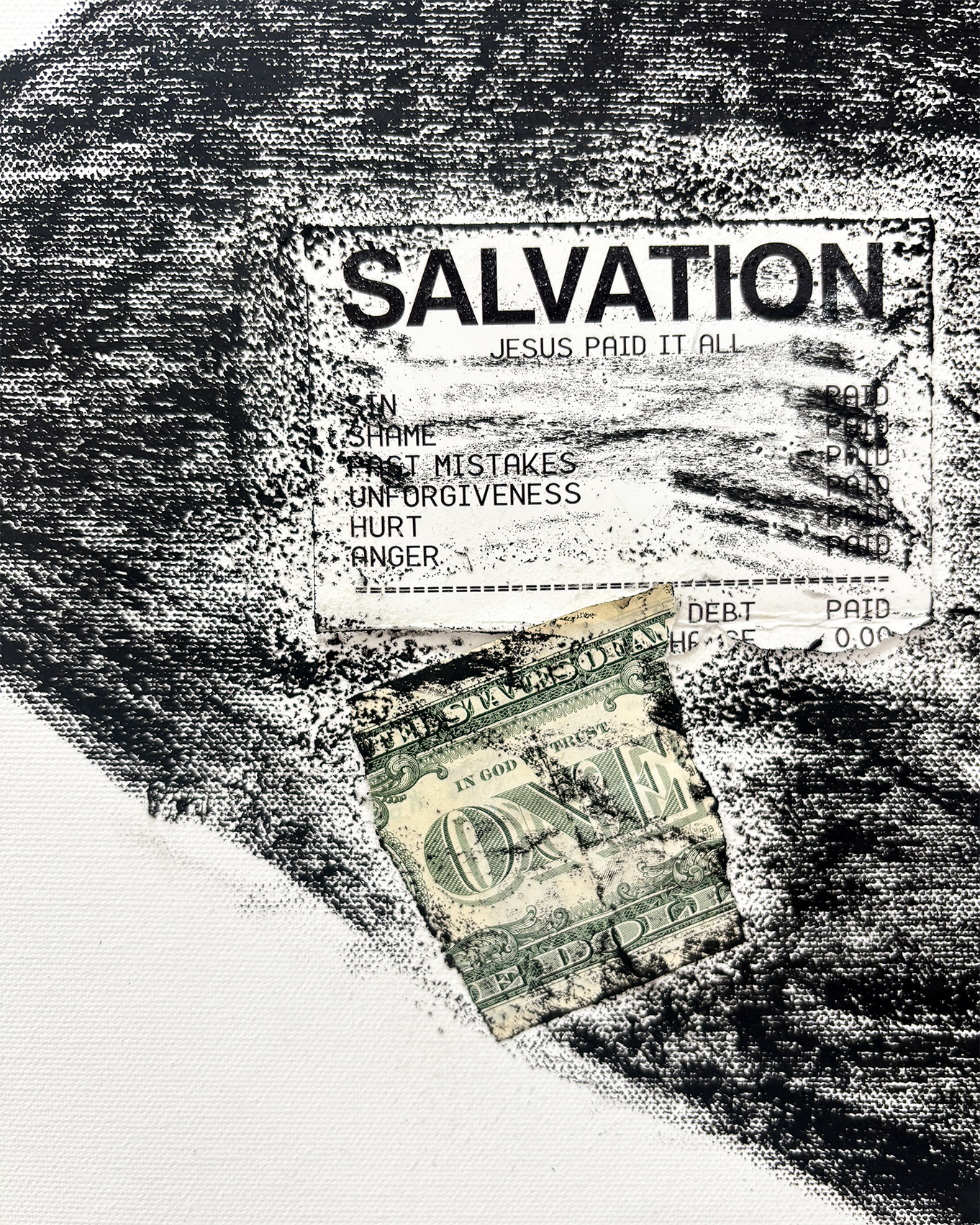Jesus Paid It All Canvas
