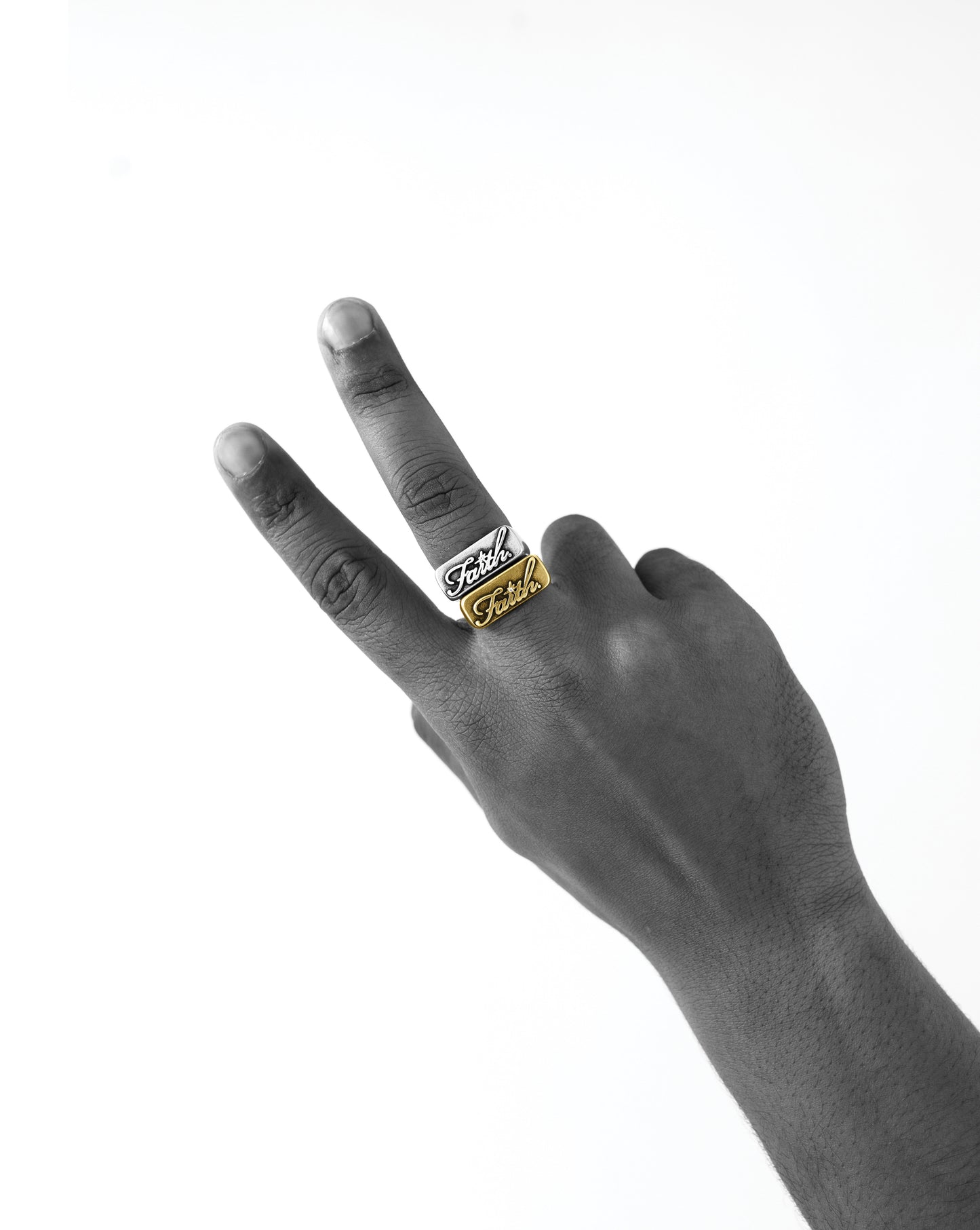 Gold Faith Ring