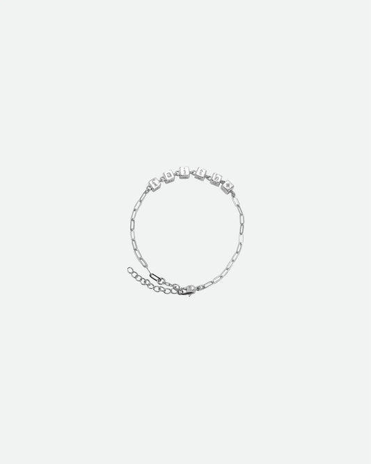 Silver 'Have Faith.' Bracelet