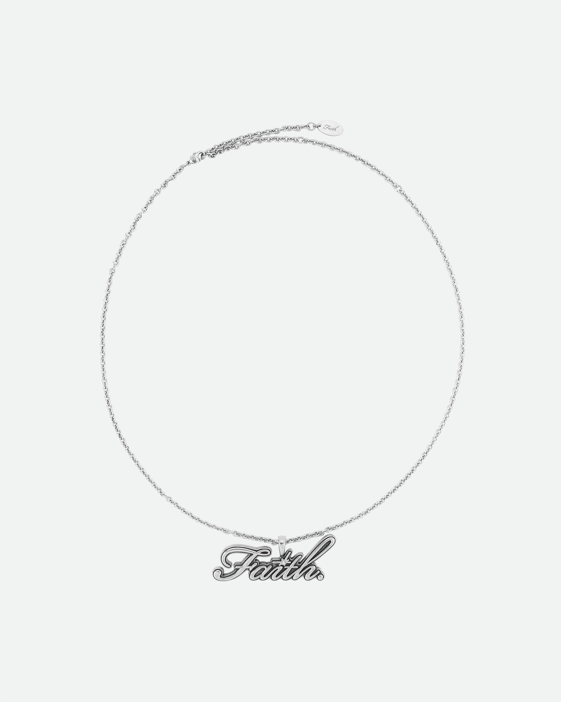 Silver Faith Necklace