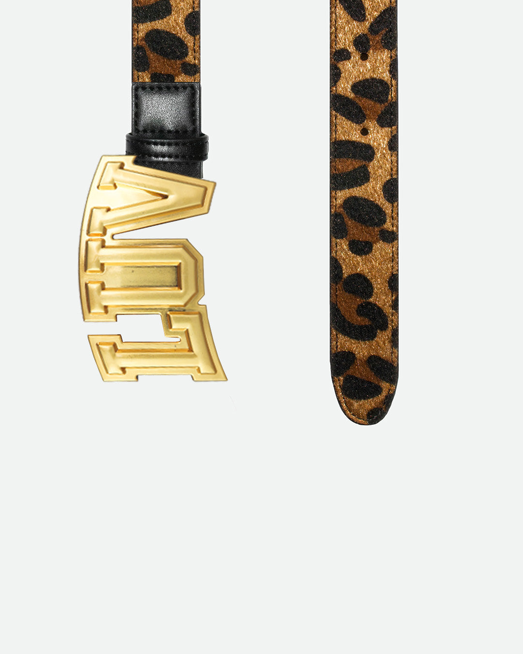 Brown Leopard LUV Belt