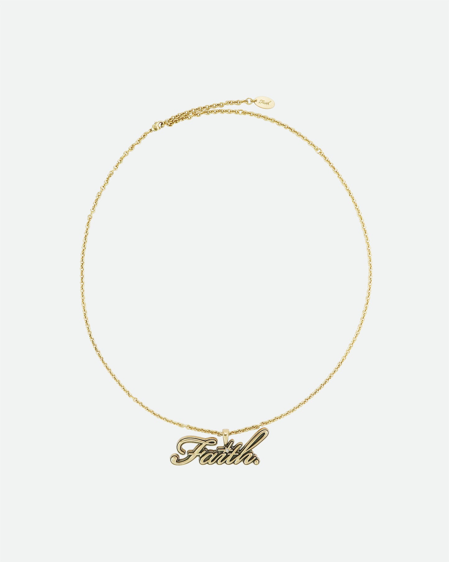 Gold Faith Necklace
