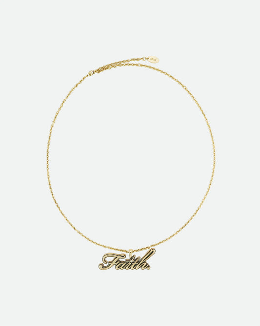 Gold Faith Necklace