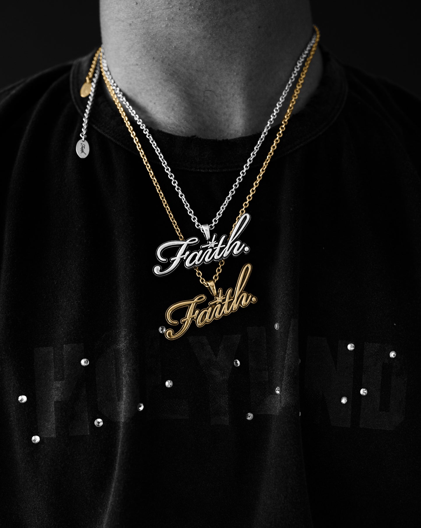 Silver Faith Necklace