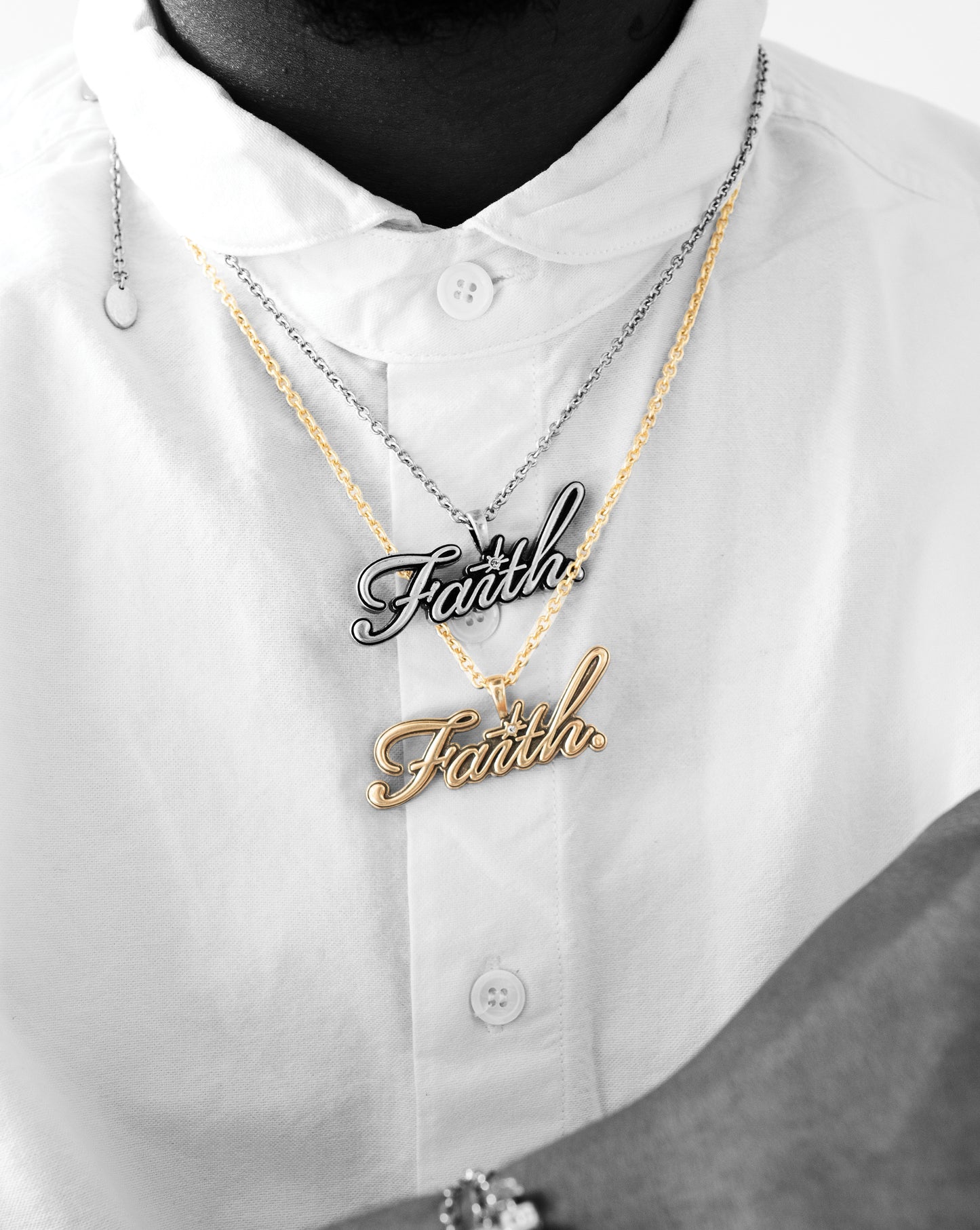 Gold Faith Necklace