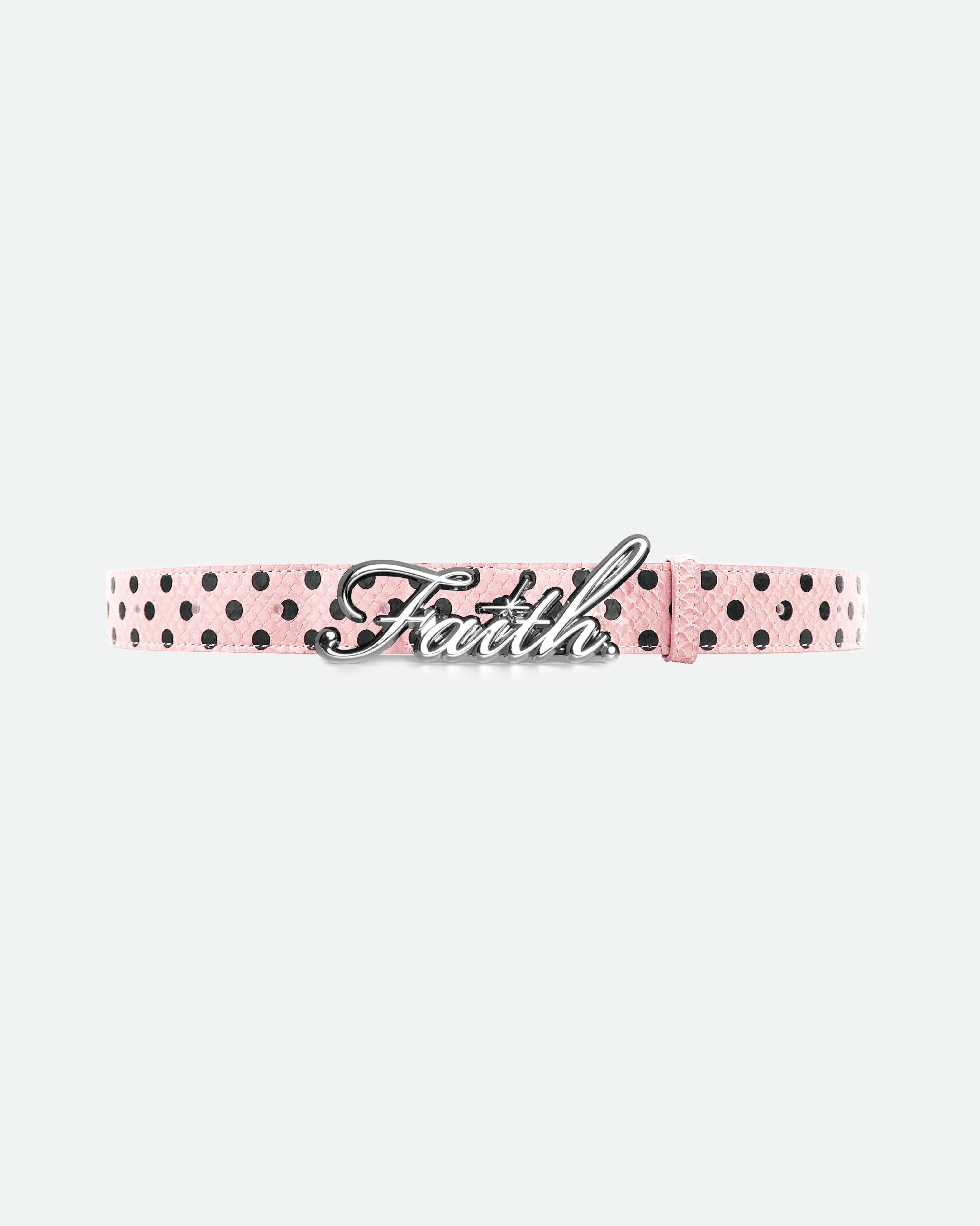 Pink Polka Dot Faith Belt – FAITH BY LUIS