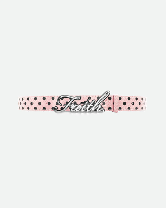 Pink Polka Dot Faith Belt