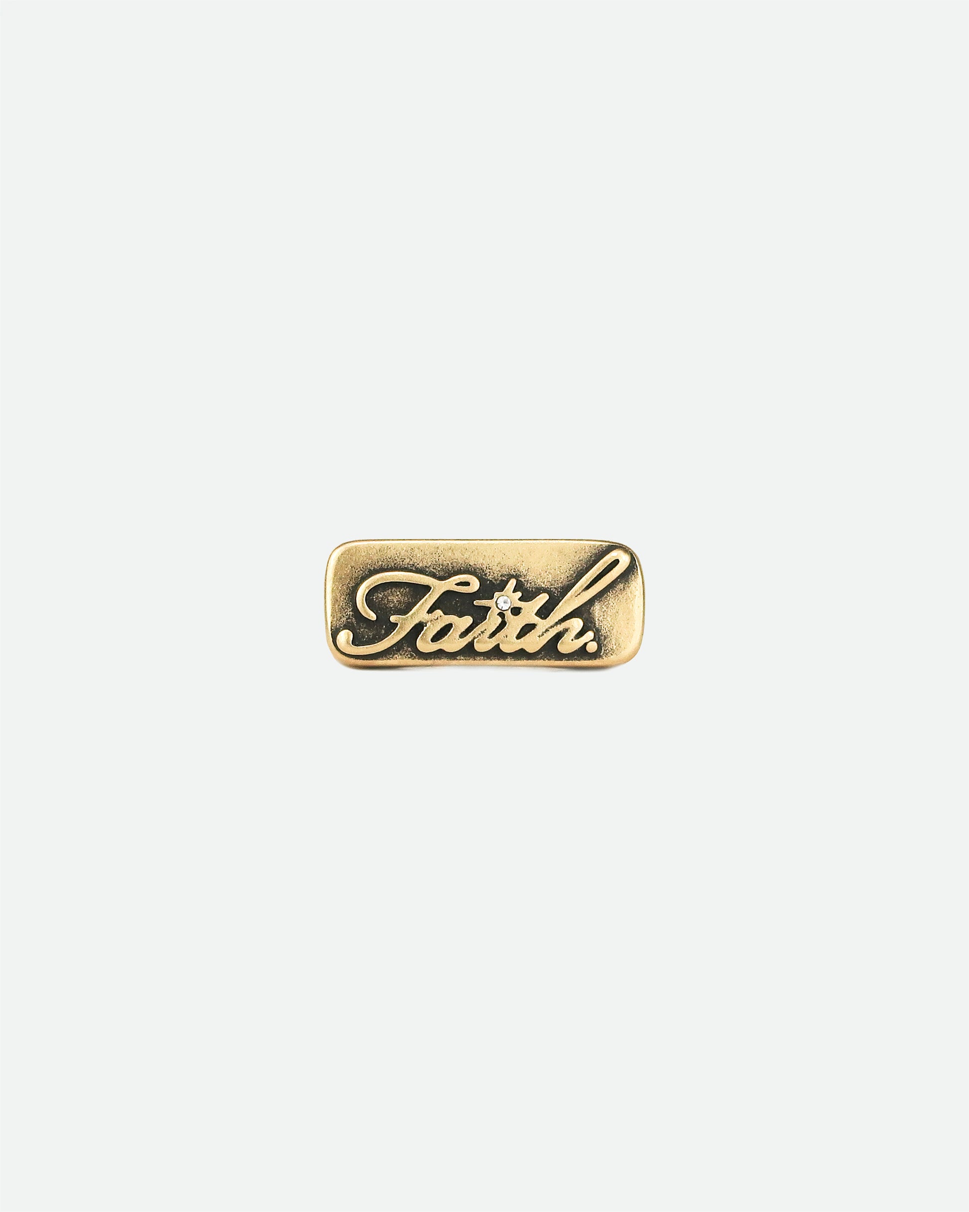 Gold Faith Ring