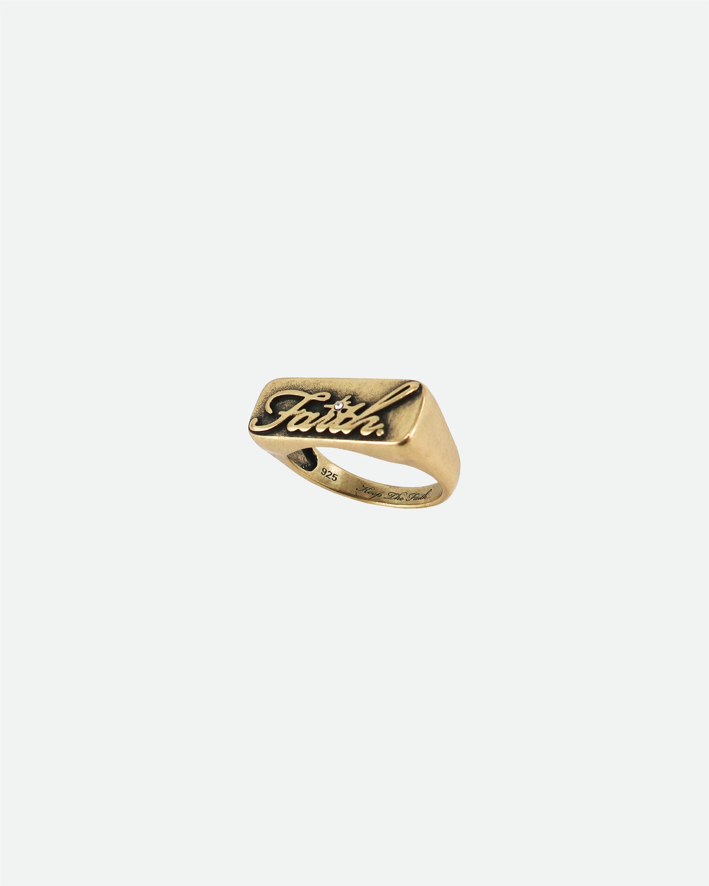 Gold Faith Ring