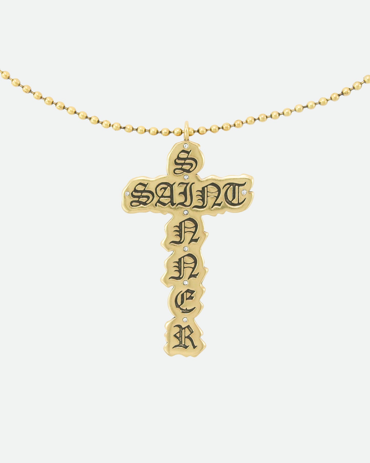 Gold SAINT SINNER Necklace