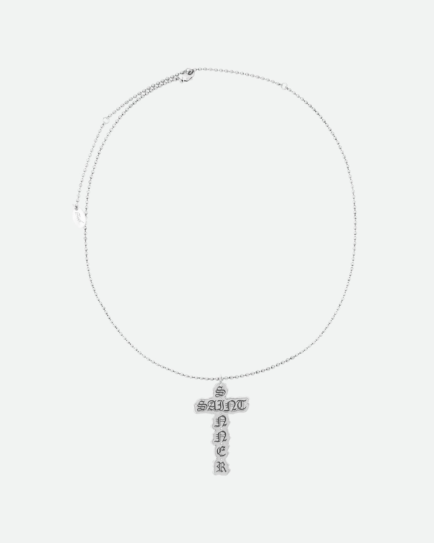 Silver SAINT SINNER Necklace