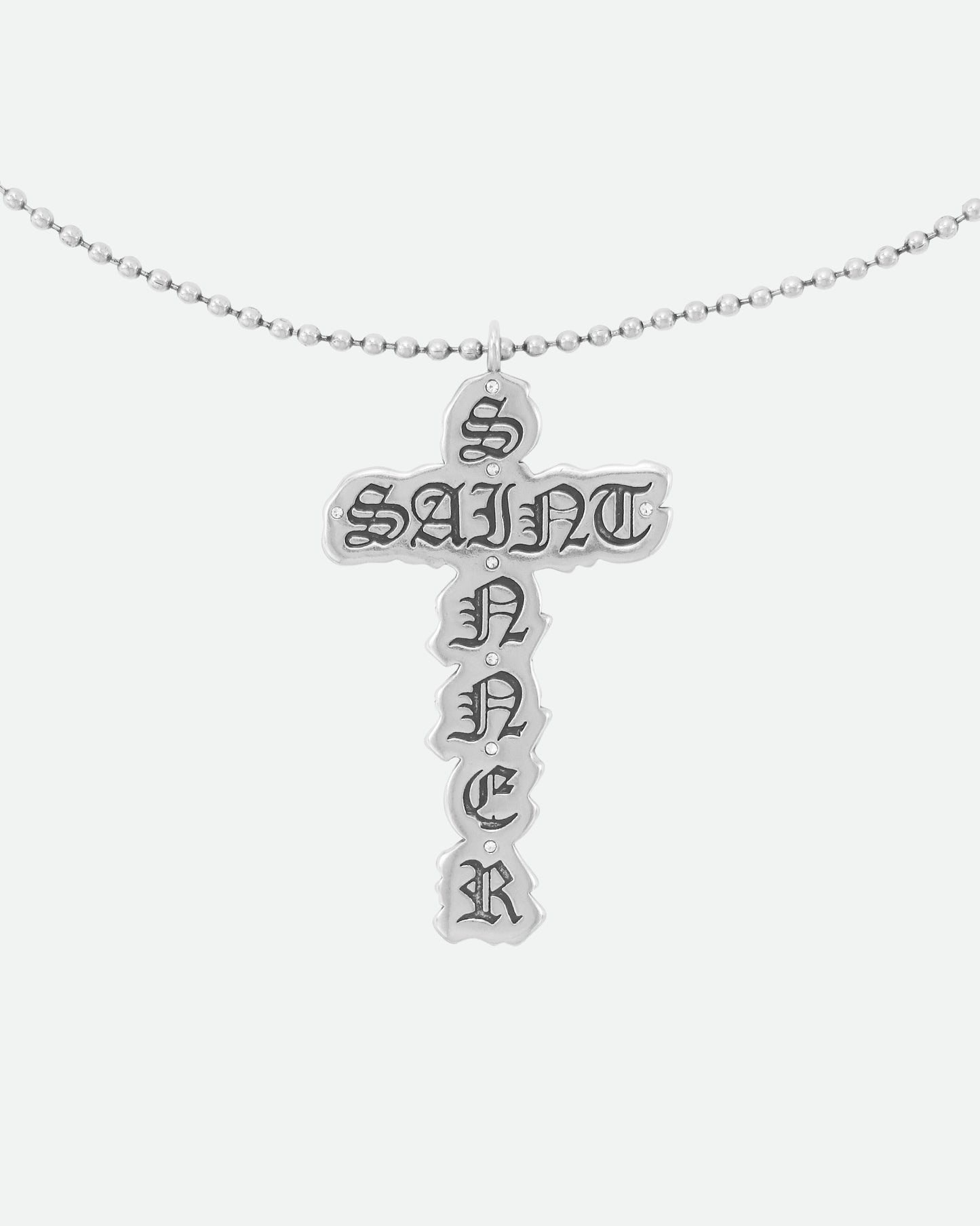 Silver SAINT SINNER Necklace